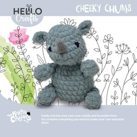 KNITTY CRITTERS Cheeky Chums - Rhino