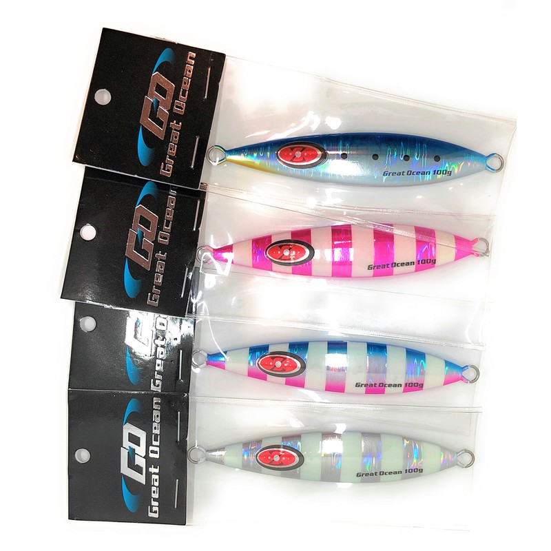 Great Ocean Slow Jigs Set of 4 (80g)