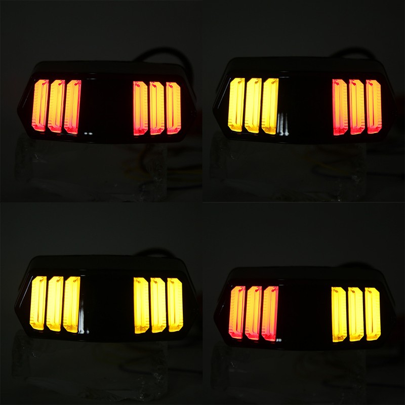 Motorcycle LED Integrated Tail Light Turn Signal Fit for Honda
