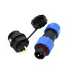 ZBLZGP SD13 2 Pin Waterproof Connector for Aviation IP68 Plug