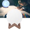 LED Night Light Innovative MoonShaped Table Bedside Lamp Children Birthday