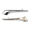 Chrome Left Driver Side Car Rearview Mirror Strip Trim For