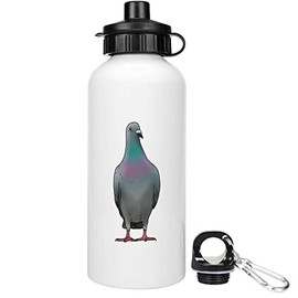 Azeeda 600ml 'Pigeon' Reusable Water/Drinks Bottle (WT00056297)