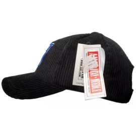 American Needle New York Rangers Hat Stitched Logo Corduroy Adjustable Strap B1