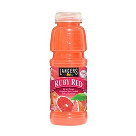 Langers Ruby Red Grapefruit Juice Cocktail, 15.2 Fl Oz (Pack of 12)