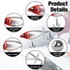 3 Pcs Floating Fishing Lures with Rotating Tail, Whopper Surface