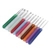 11PCS Set Knitting Crochet Hook Ergonomic Aluminum Crochet Hooks Set
