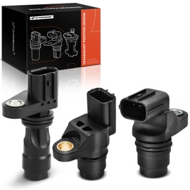 A-Premium 3-PC Engine Camshaft Crankshaft Position Sensor Compatible with Honda CR-V CRV 2007-2009, Civic 2006-2011 & Acura CSX 2006-2009, 2.0L 2.4L, Replace# 37500PNA003, 37510PNA003