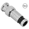 10 Uds Conector Macho de Compresión BNC FR Coaxial Q9