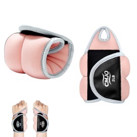 Wrist Weights, Wrist Weights for Women 4 Lbs Pair (2lbs Each), Wearable Weighted Wristbands for Running, Walking, Pilates, Yoga