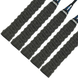 Senston New Racket Grip Anti Slip Perforated Super Absorbent Tennis Overgrip Badminton Overgrip Pickleball Overgrip 5 Pack.