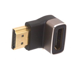 8K HDMI Extender Adapter, 90 Degree Angle HDMI 2.1 Version Male to Female Extension Connector Coupler, Support 8K@60Hz, 4K@120Hz HDR, for TV Projector Laptop PC,2 Pcs (90 Degree)