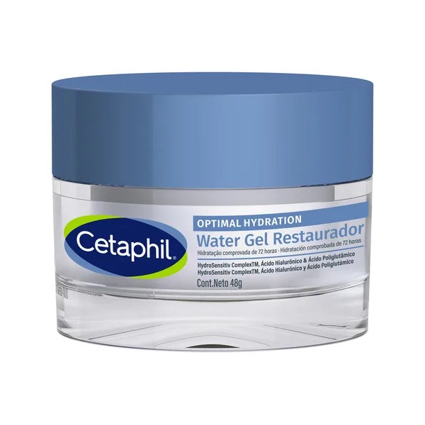 Cetaphil Optimal Hydration water gel 48 g, hidratante ligero todo