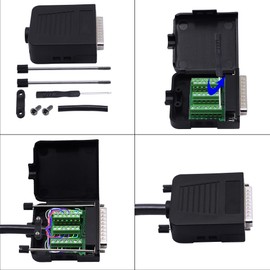 CERRXIAN DB25 Adapter RS-232 Serial Port DB25 Male