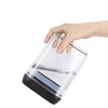 DRW 1700ml Acrylic Kitchen Tin with Airtight Seal Clear and