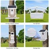 AIOMEST Smart Bird Feeder with Camera and Solar Panne, 1080P