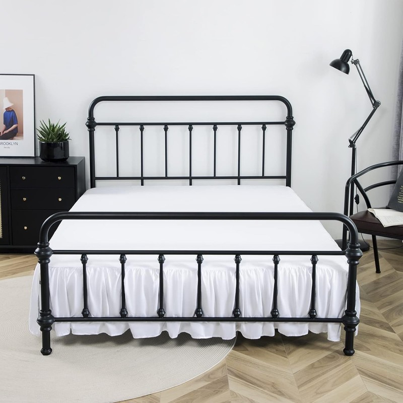 xuan dian Bed Skirt Full Size Ruffled Bed Skirts with