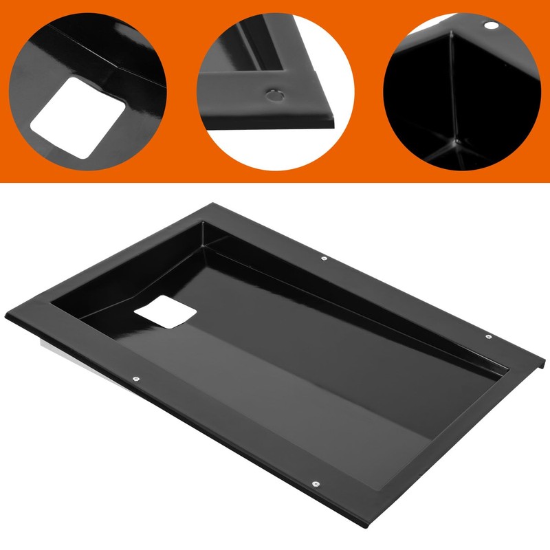 DELSbbq 69804 Grease Tray with 10-Pcs 6415 Drip Pan Liner