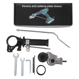 2023 New Electric Drill Plate Cutter,Metal Nibbler Drill Attachment with Adapter For DIY, Sheet Metal Knife for Cutting Iron, White Sheet, Steel,Copper, Aluminum