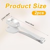 Cozioz 2-Pack Stainless Steel Tea Bag Squeezer & Tea Spoon