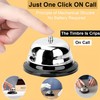 Ahad Trader Premium Stainless Steel Hand Held Calling Bell for