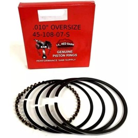 Lil Red Barn Chrome Piston Rings Compatible with Kohler K341 16HP Engine, .010 Oversize, Replaces # Part 45-108-07-S