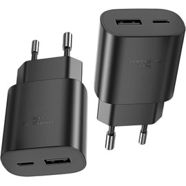 Sumsamg 25W USB C Fast Charger Dual Port for Galaxy S22/S22 Ultra/S21 Ultra 5G/S21 FE/S20/S10/S9/A13, Fast Charger USB C