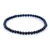 Taddart Minerals - Black Onyx Natural Gemstone Bracelet with 4mm