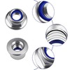 Mbsomnus Hex Nuts M5, Pack of 35 Flange Nuts DIN