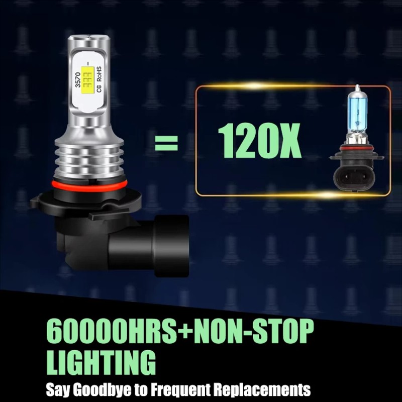For Toyota 4Runner 2010-2021 - 6x LED Headlight Bulbs Hi/lo
