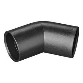 Multibros 45° Abwasser-Rohr Winkel Ø28 mm – PE Kunststoff – steckbar ohne Kleben/Löten – 100% dicht – für Wohnwagen, Wohnmobil, Boot – schlag- & stoßfest – temperaturbeständig