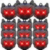 Mysora 12 Pcs Solar Predator Light Nocturnal Animal Repeller Outdoor