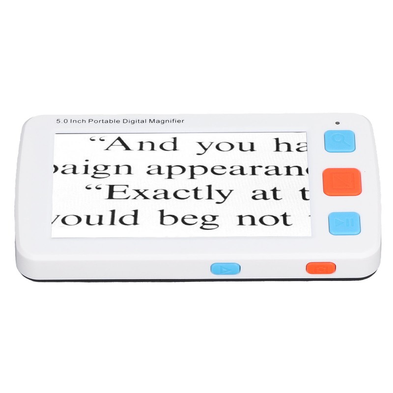 5.0in Electronic Digital Magnifier Portable Reading Aid 4X‑32X Zoom 17