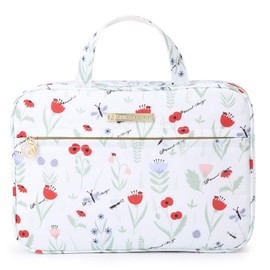 Dizdvizd Hanging Toiletry Bag, Travel Cosmetic Bag, Large Wash Bag Makeup Organiser for Women & Girls - Floral