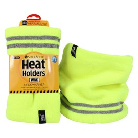 Heat Holders WRK Thermal Reflective Neck Warmer for Men - One Size Fits Most, Perfect for Under and Over Chin Use (Yellow)