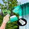30 Pieces Paint Sprayer Cup Liners, Transparent Spray Gun Bag,