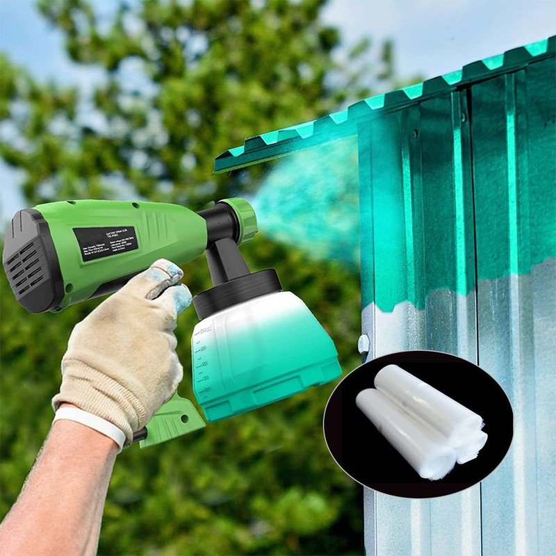 30 Pieces Paint Sprayer Cup Liners, Transparent Spray Gun Bag,