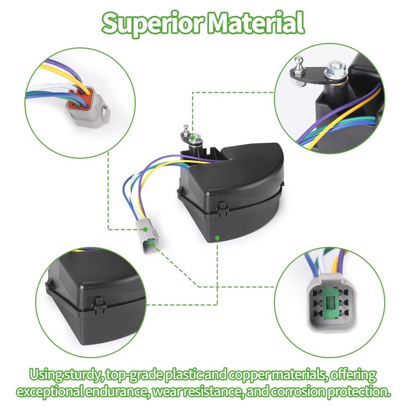 10L0L Golf Cart V-Glide Wiper Switch Assembly, Compatible with Club