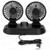 Twin Fan Car USB Circulator 360 Degree Rotation Car 12V