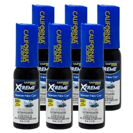California Scents Xtreme 1 oz. Spray Air Freshener, Newport New Car, 6 Packs
