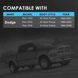 Orceed 52058707 Spare Tire Hoist Spare Tire Winch Compatible with Dodge Ram 1500 1994-2001, Ram 2500 Ram 3500 1994-2002 Truck