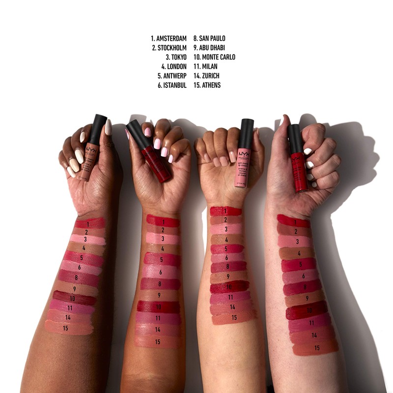 NYX PROFESSIONAL MAKEUP Soft Matte Lip Cream, Lightweight Liquid Lipstick