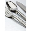 Sabert, Hammered Look Disposable Cutlery, Silver, Durable Plastic, Decorative Look,