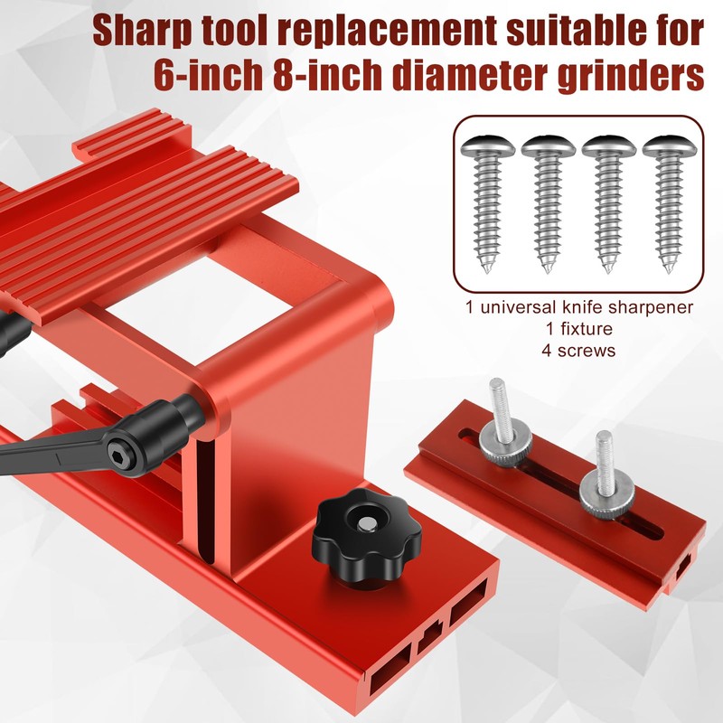 Abizarch Rest Sharpening Jig Aluminum Alloy Sharpening Tool Rest Jig
