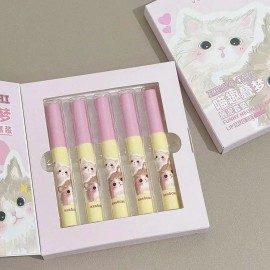 Set De Pintalabios Lip Mud, Caja Para Labios Con Polvo, Brum
