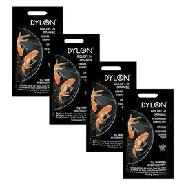 DYLON Permanent Fabric Dye - Goldfish Orange