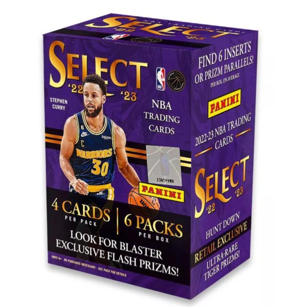 2023 Panini Select Basketball Trading Card Blaster Box - 24