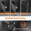 Z ZLJUAN Mounted Gun Safe for Pistols,Quick-Access Auto-Open Sliding Door