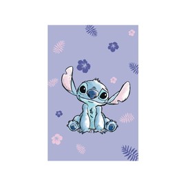 My sweety pop Girls Stitch Purple - Fleece Blanket - Kids - 100 x 150 cm - 100% Polyester - Boys - Gift Idea