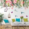WOHAHA Wall Sticker, Stylish, Plant, Flower, Wall Sticker, Green, Scenery,
